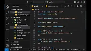 Routing in Express.js (Node.js) - 