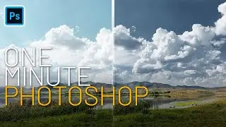 How to make the Sky dramatic and pop up in Photoshop - Quick Tutorial