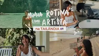 MINHA ROTINA COMO ARTISTA NA TAILÂNDIA | VLOG