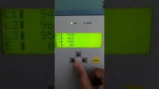 POWER SYSTEM MONITORING BY RELAY HMI #SHORTS