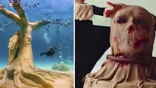 Подводный музей за $1млн. и вкусная голова