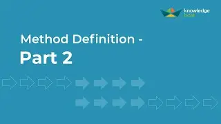 Method Definition - Part 2 | ICSE Computer Applications | Java & BlueJ