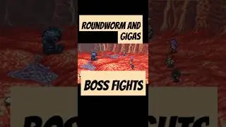 Roundworm and Gigas's Boss Fights Final Fantasy 2 Pixel Remaster