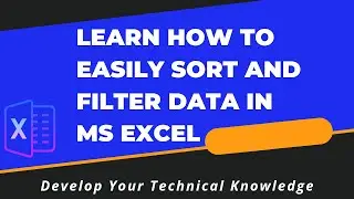 How to Easily Sort And Filter Data In MS EXCEL | How to Sort by Custom List | Tutorial 4