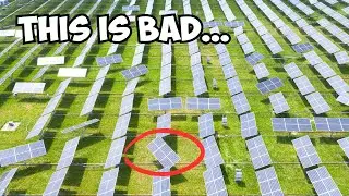 Drone Identifies HUGE Failure in Dual-Axis Solar Tracker