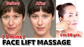 [5-MIN] FACE LIFT MASSAGE | NO TALKING | Facial Massage