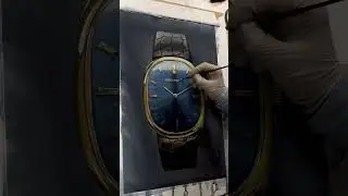 A Golden Ellipse. Patek Philippe, Watercolor. #art #watches