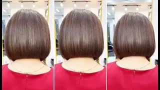 How to cut A Line Bob Haircut for Women | Classic Bob Hair Cutting Techniques