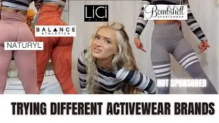 TRYING DIFFERENT INSTAGRAM BRANDS LEGGINGS & ACTIVEWEAR | Try on haul, balance, licifit, naturyl