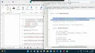 Netbeans Java application(GUI, OOP, DB):Part 5a: Code the array class