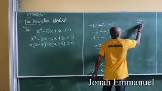 Quadratic Equations 1 - Methods and Examples