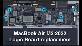 MacBook Air M2 logic board Replacement