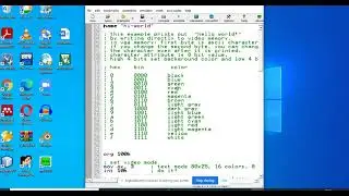 Intro to emu8086 - 2021 (user interface plus simple mov instruction) part 1
