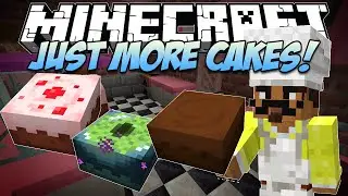 Mod Showcase | JUST MORE CAKES! (Chocolate, Apple, & Lava Cake..?!) | Minecraft 1.20.1