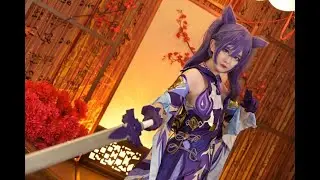 Mycostime | Genshin Impact Keqing Cosplay Costume With Wig