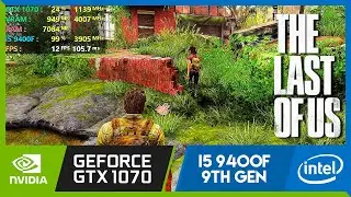The Last of Us RPCS3 (PS3 Emulator) GTX 1070 - i5 9400F - PC Gameplay Benchmark FPS Test