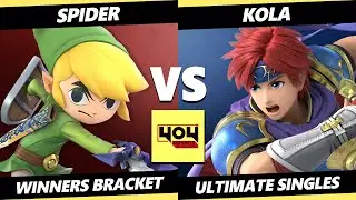 4o4 Weekly Smash 12 - Spider (Toon Link, Cloud) Vs. Kola (Roy) Smash Ultimate - SSBU