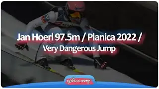 Jan Hoerl 97.5m / Planica 2022 / Very dangerous jump!