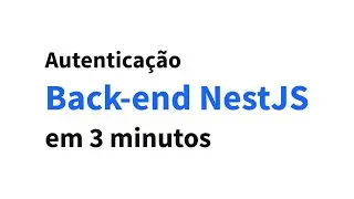 Autenticação com NestJS em menos em 3 minutos - @nx-plugin/nest
