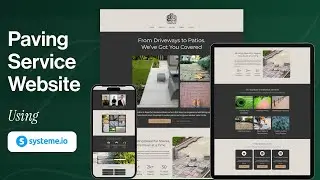 Create a High-Converting Paving Service Page in Systeme.io (No Code)