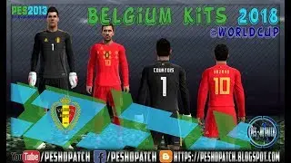 Belgium World Cup 2018 kits for PES 2013
