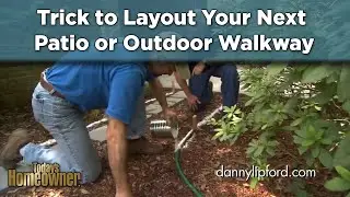 Simple Solutions: Trick to Layout Your Next Patio or Outdoor Walkway Using Flour