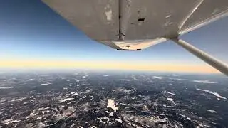 Solar eclipse shadow center line from 17500 feet New Hampshire ￼