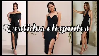 VESTIDOS NEGROS DE MODA 2024/MODA FEMENINA #DRESSES #vestidos #moda  #vestirenmoda #vestidosdemoda