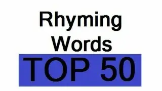 Rhyming words | Rhyming words for kids | Professor Hameed khan | watch on YouTube or yt
