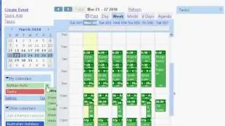 Default Diary With Google Calendar