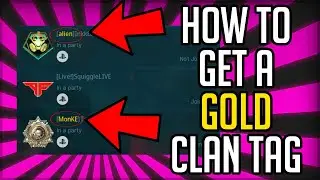 How to get a GOLDEN CLAN TAG in MODERN WARFARE SEASON 2 (TUTORIAL)