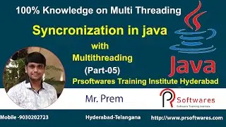 Synchronization in Java threads with examples | Prsoftwares