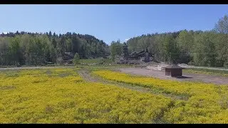 Съемка с квадрокоптера DJI Phantom: Коробицыно, "Золотая долина", веревочный парк