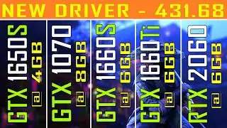 GTX 1650 SUPER vs GTX 1070 vs GTX 1660 SUPER vs GTX 1660Ti vs RTX 2060 || PC GAMES TEST ||