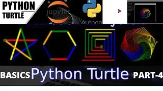 Python Turtle(PART-4)| Python turtle graphics|python turtle for beginners |CodeWithTuqi