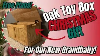An Oak Toy Box - Perfect For Storing Your Child's Favorite Toys!