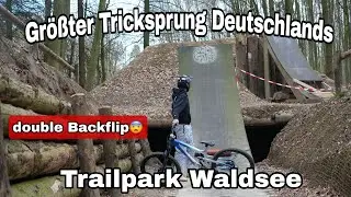 Germany's biggest trick jump?! Double backflip at the Waldsee Trail Park – completely insane!