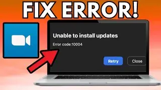How To Fix Zoom Error Code 10004 2024