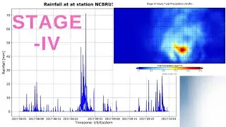 How to Download Stage-IV Rainfall Data as NetCDF4 File and Make Time Series