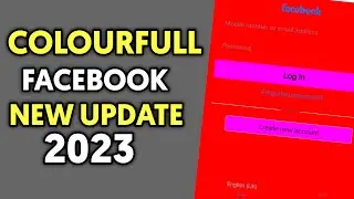 Colourfull facebook new update || Change your facebook colour || MISS TRICKER