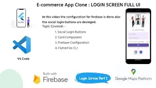 Flutter Tutorial: E-commerce App Clone | Login UI | Flutter Part 4.2