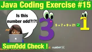 Sum Odd Program (Or is it Sum of all Odd Numbers in a Range?) [#15] - Java Coding Exercise Problem