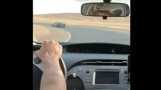 2010 Prius Race car at Thunderhill Race Track