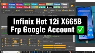 Infinix Hot 12i X665B Frp Google Account Bypass With UNLOCKTOOL
