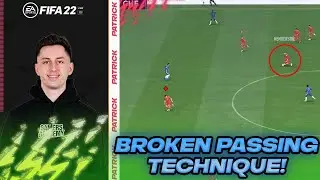 THIS PASS IS BROKEN in FIFA22! - OP PASSING TECHNIQUE TO SCORE MORE GOALS 😱🔥