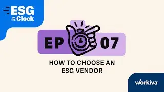 ESG on the Clock: How to Choose an ESG Vendor?