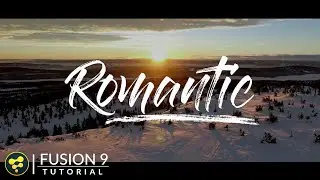Text Animation in Fusion | Brush Stroke Effect | BlackMagic Fusion 9 Tutorial