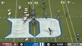 Florida State at Duke • GAME HIGHLIGHTS • 10/18/24