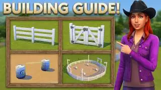Better Building: Realistic Horse Round Pen - Large (Sims 4 Horse Ranch) (No Mods)