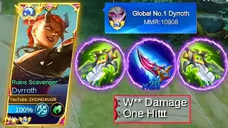 GLOBAL 1 DYRROTH GUIDE TO DOMINATE USING THIS NEW 1 HIT BUILD (Best Build 2023)